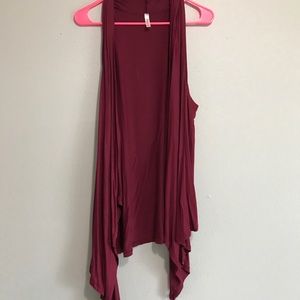 Burgundy Vest